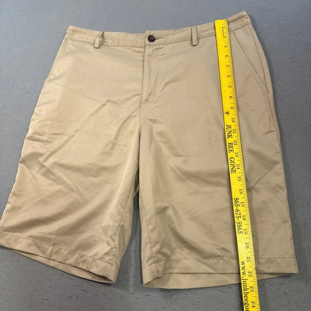 Adidas Shorts Mens 34 TAN  Climacool Golf Casual Lightweight Outdoor
